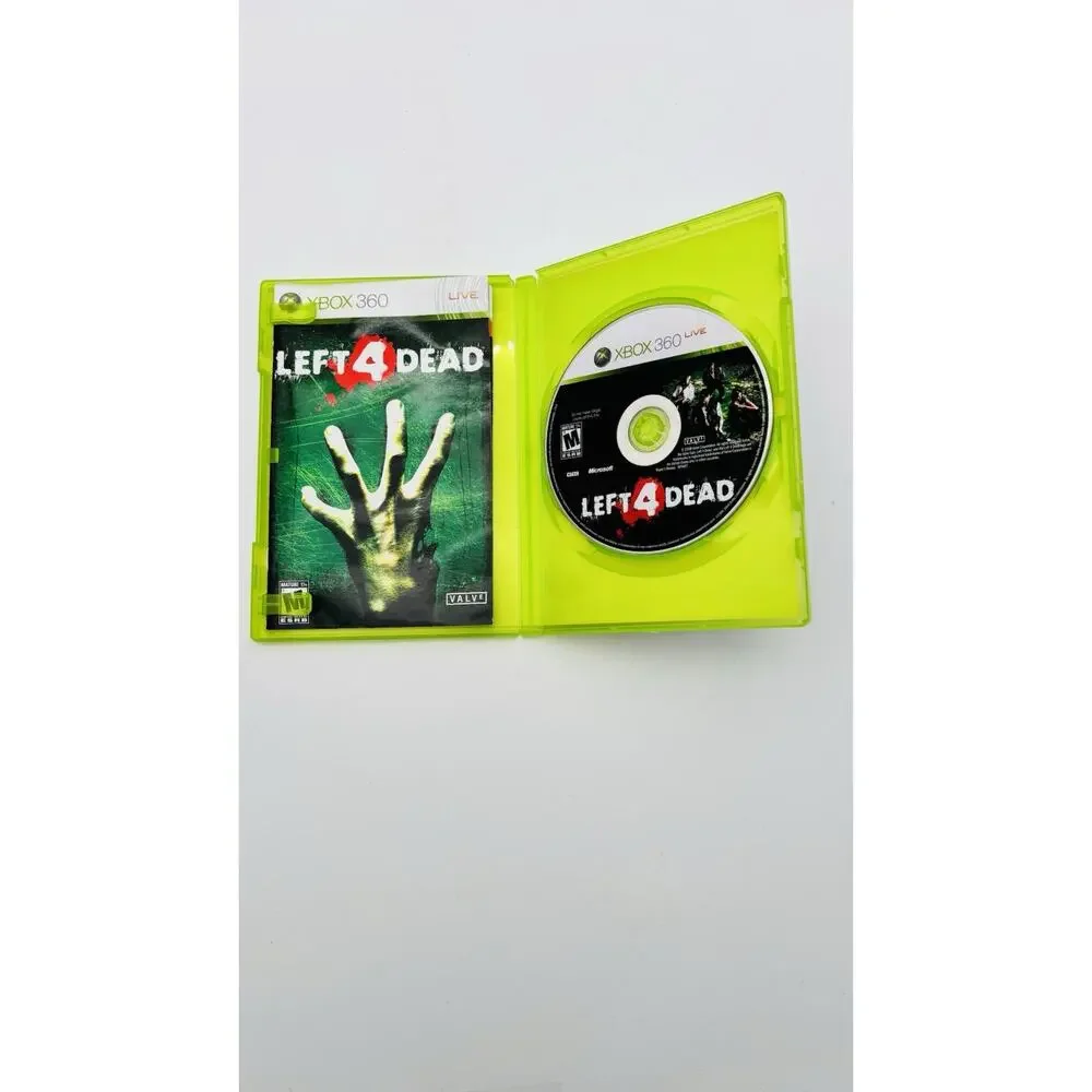 Left 4 Dead (Xbox 360, 2008) Valve Complete Tested Working CIB VG Condition